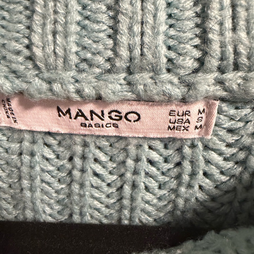 Mango Ribbed Knit Sweater - Sage - Picture 3 of 5